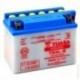 Batterie YUASA YB4L-B avec acide