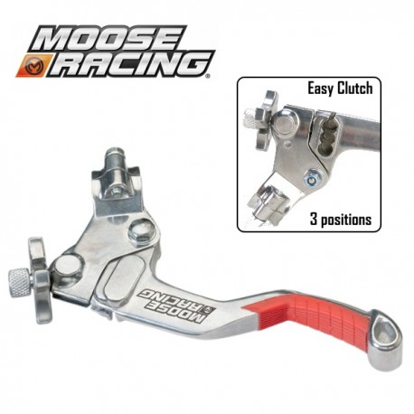 Lever Clutch XL - MOOSE RACING Asap EasyCluth - 3 positions - RED