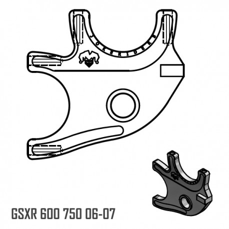 Dual Braket - GSXR 600 750 06-07
