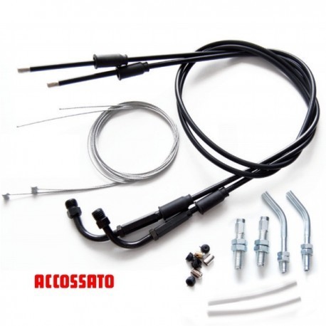 Special gas cables for fast pulling ACCOSSATO for KAWASAKI ZX10R 08-09