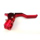 Clutch Lever CNC - Bearing - Full length - RED