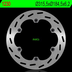 Disque arriere NG BRAKE HONDA CTX1300 C ABS 14-16 (3501230) Rond - Fixe