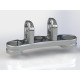 Triple Clamps CNC with bar clamps- KAWASAKI ZX6R 03-04