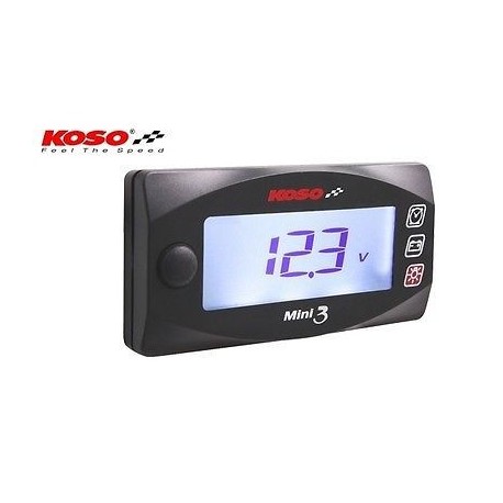 Voltmetre & montre KOSO Mini 3